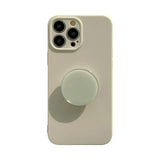 Solid Color Bracket Phone Case – Stand Cover for iPhone