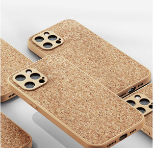 Wood Grain Silicone iPhone Case – Slim Protective Cover