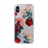 Floral Gold Foil TPU Phone Case – Stylish Flower Back Cover