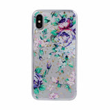 Floral Gold Foil TPU Phone Case – Stylish Flower Back Cover