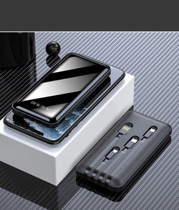 Large Capacity 20000mAh Power Bank – Multi-Port Mobile Charger