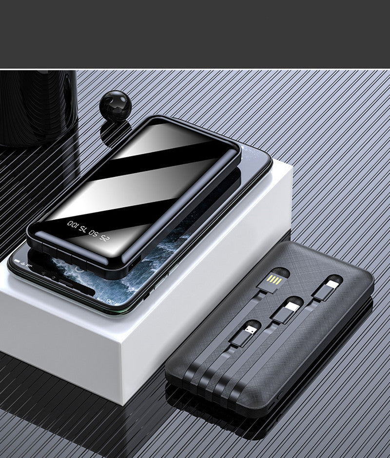 Large Capacity 20000mAh Power Bank – Multi-Port Mobile Charger